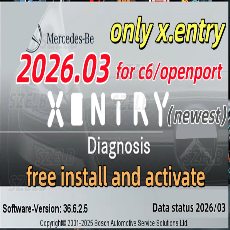 Auto Repair Shop Diagnostics - Nieuwste 2026 Xentry diagnosesoftware voor Mercedes-Benz