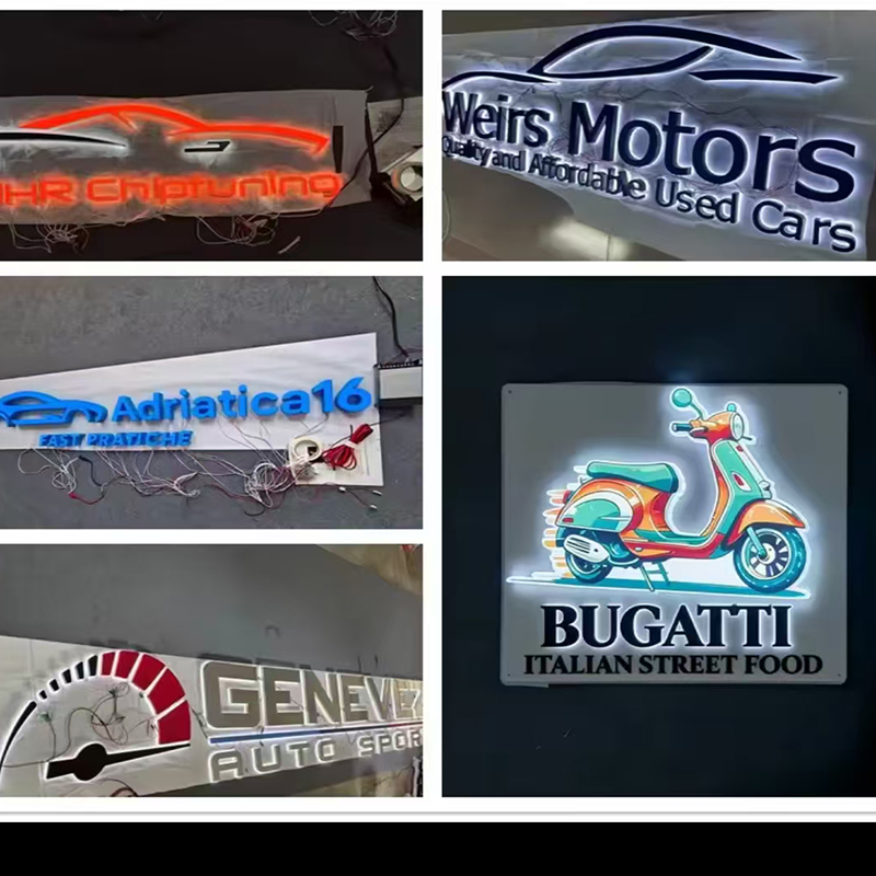 Op maat gemaakte LED-verlichte - Auto Repair Shop Logo Design recensie en prijs