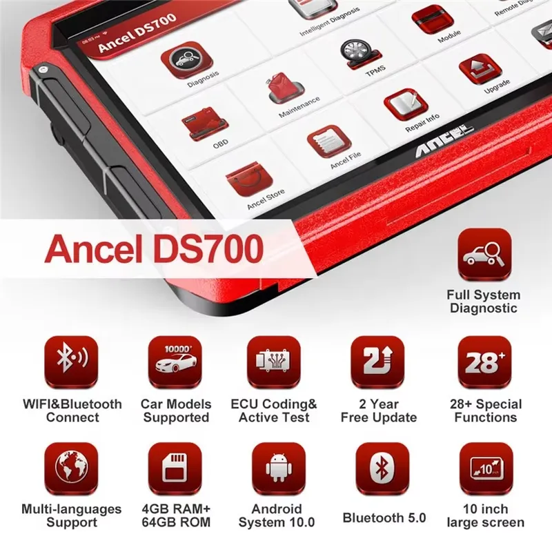 Professionele Ancel DS700 OBDI - Auto Repair Shop Diagnostics recensie en prijs